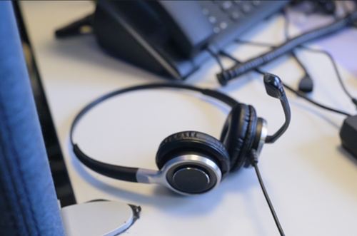 Bild på hörlurar