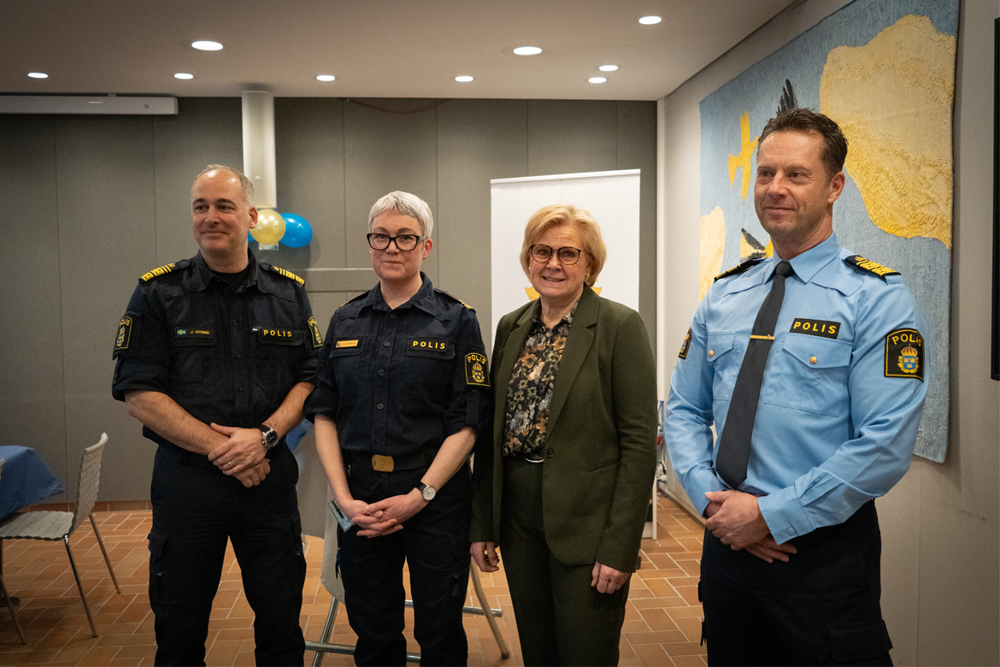 Foto på Jonas Hysing, Hilda Lundgren Ramsten, Petra Lundh och Max Åkerwall.