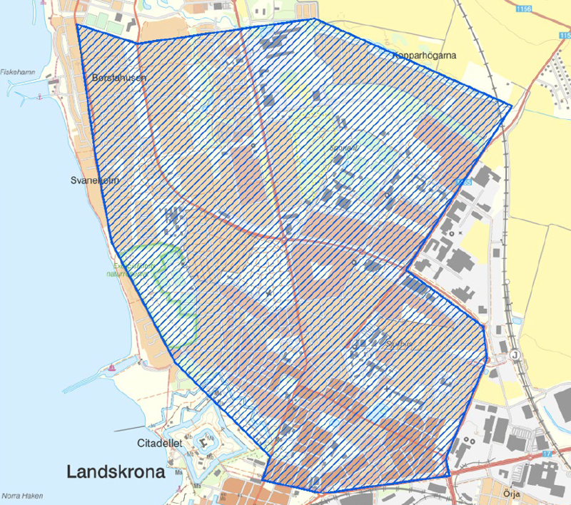 Bevakningsområde UAS-Landskrona stad