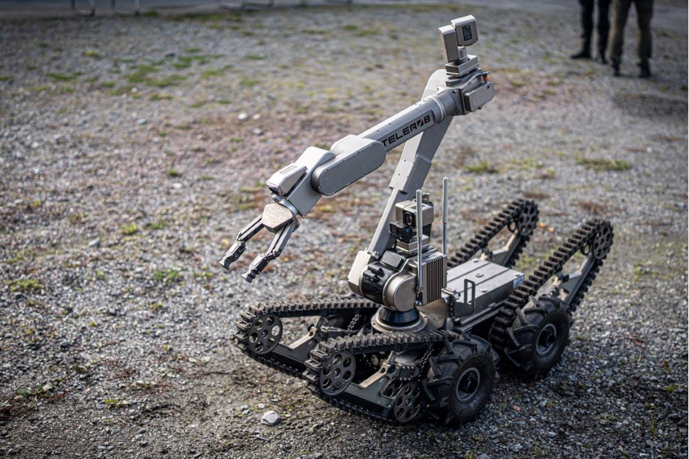 En robot som används av bombtekniker