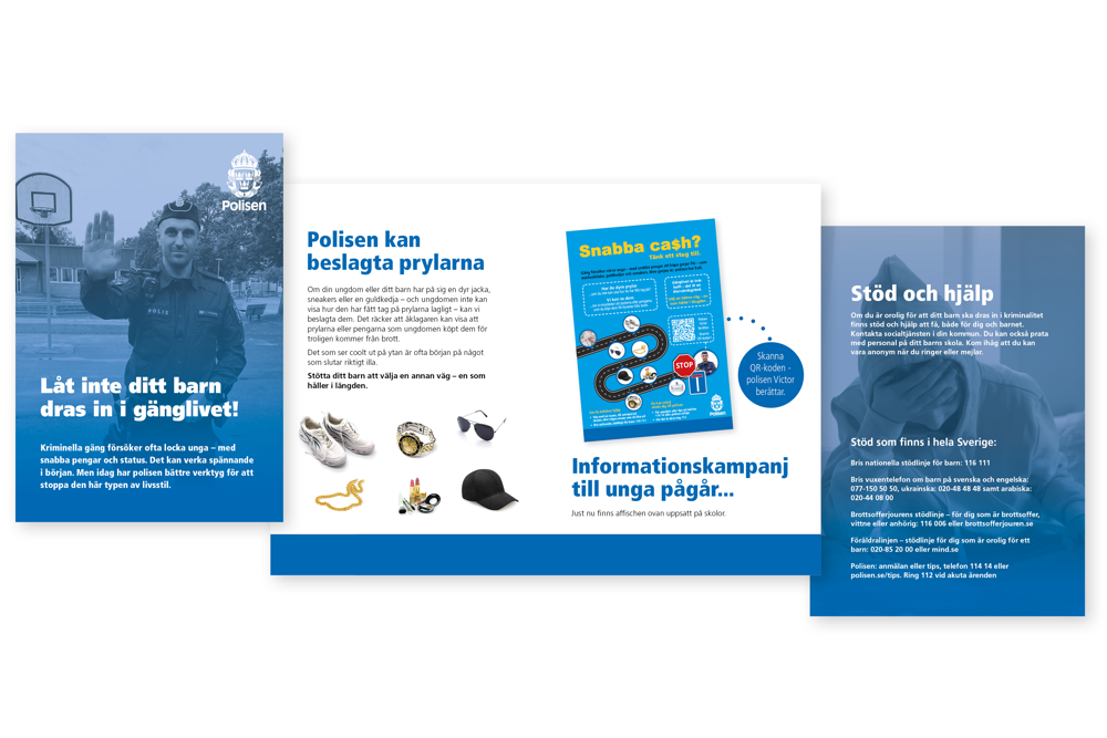 Broschyr målgrupp vårdnadshavare.