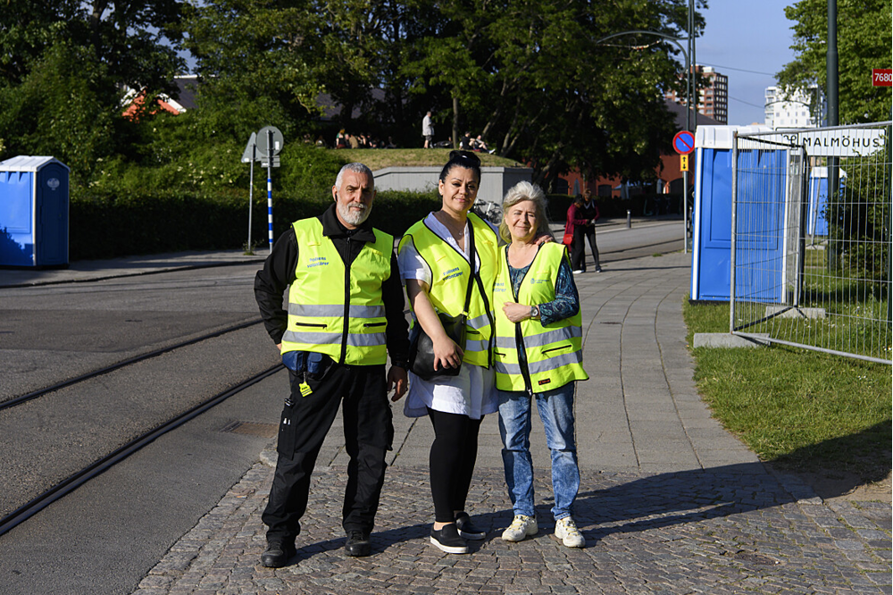 Polisens volontärer.