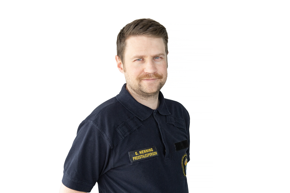Presstalesperson Gabriel Henning.