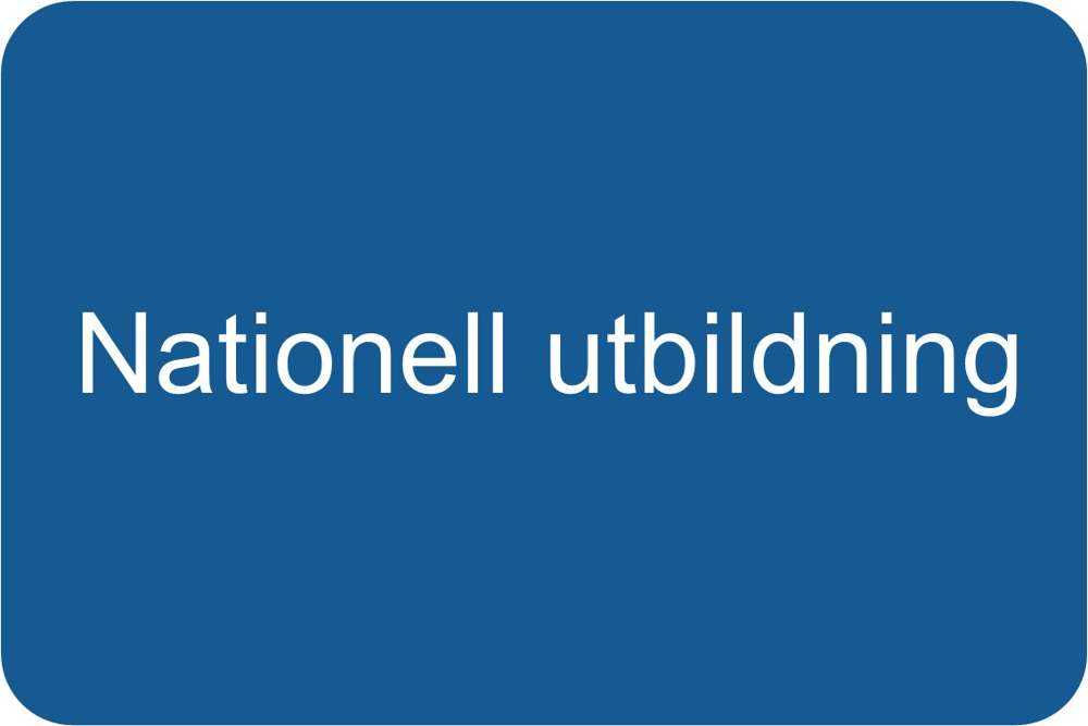 Nationell utbildning.