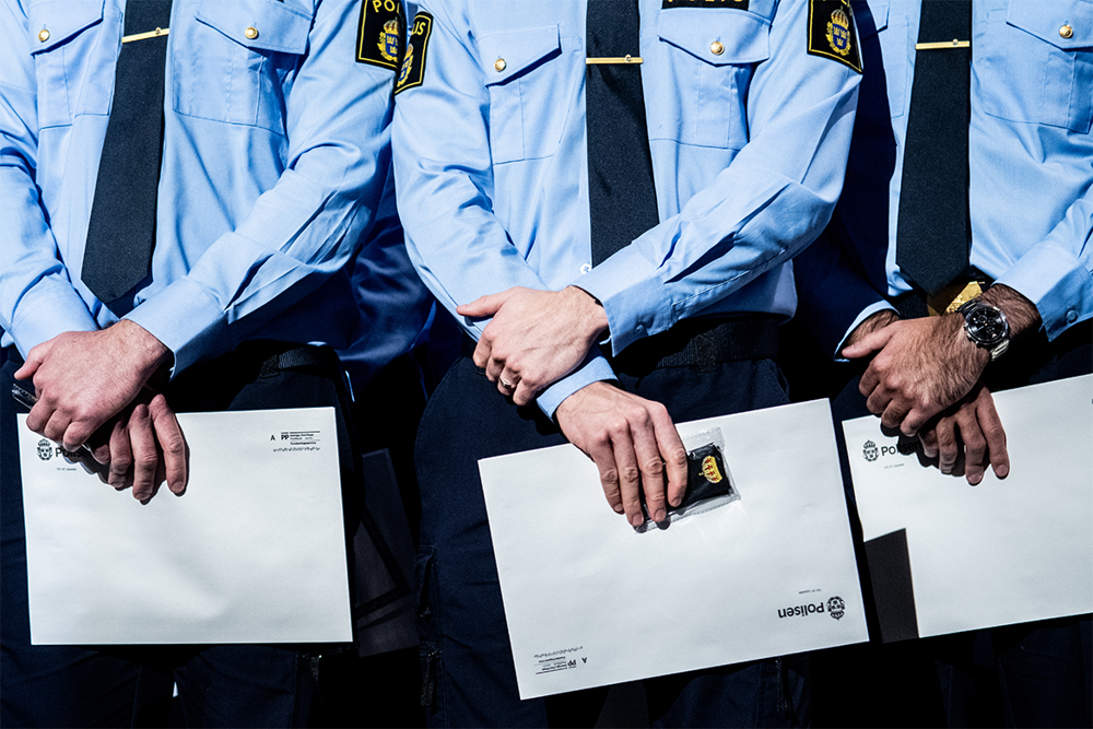 bild från polisexamen