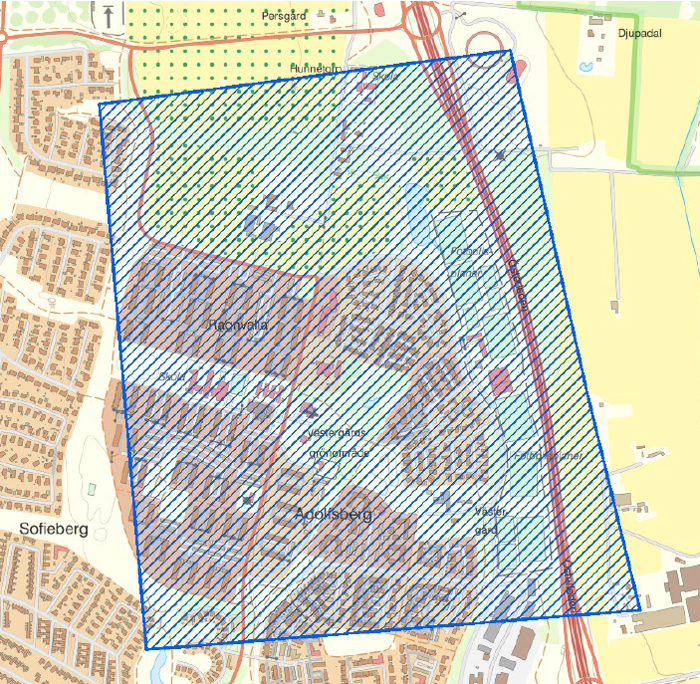 Polisen har fattat beslut om kamerabevakning med hjälp av drönare över delar av stadsdelen Adolfsberg i Helsingborg (se karta), från och med den 19 maj 2026 till och med den 30 september 2026.