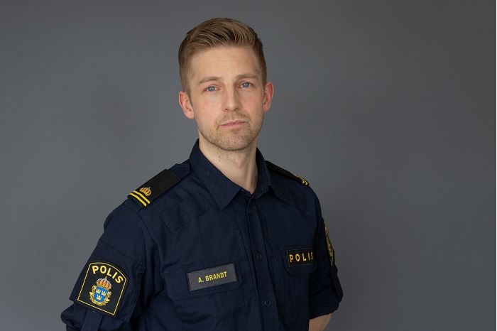 August Brandt, presstalesperson polisregion Väst.