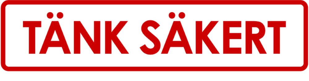 Tänk säkert - logotyp