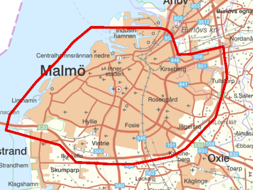 Polisen kommer att kamerabevaka stora delar av Malmö mellan den 4 och 13 maj.