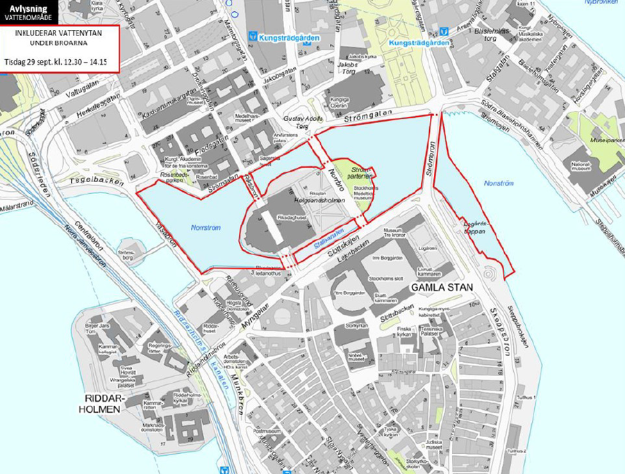Området som avlysningen den 29 september omfattar.
