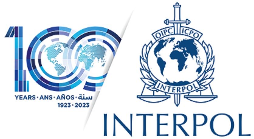 Logga Interpol 100 år