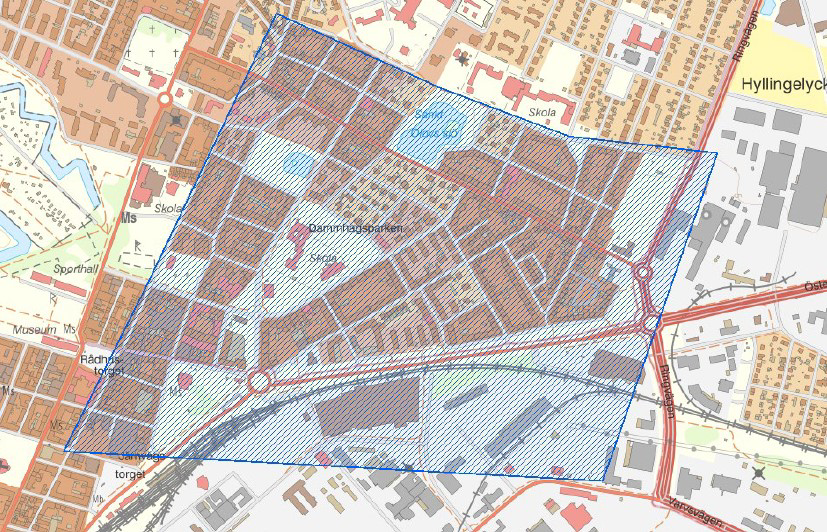Kartbild Landskrona