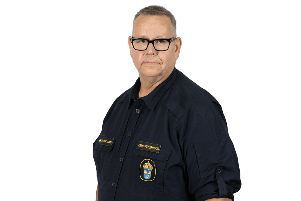 Patric Fors, presstalesperson