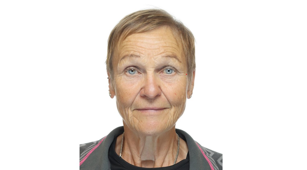 Porträttbild på kvinna som är anmäld försvunnen