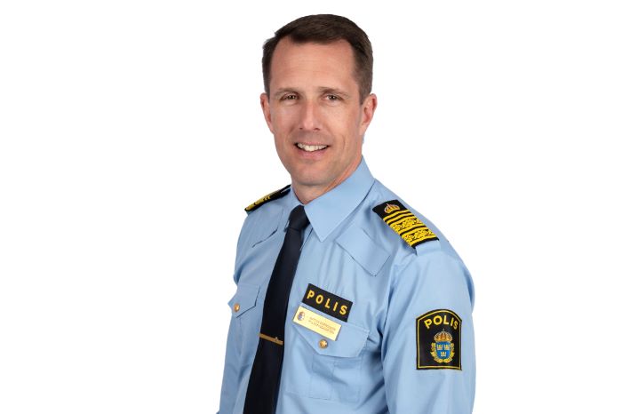 Mattias Sigfridsson, polisområdeschef nordvästra Skåne