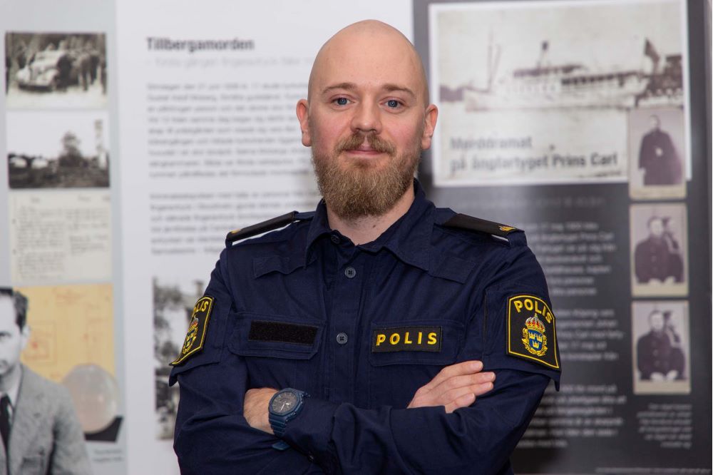 Gustav arbetar som utredare i lokalpolisområde Västra Mälardalen.
