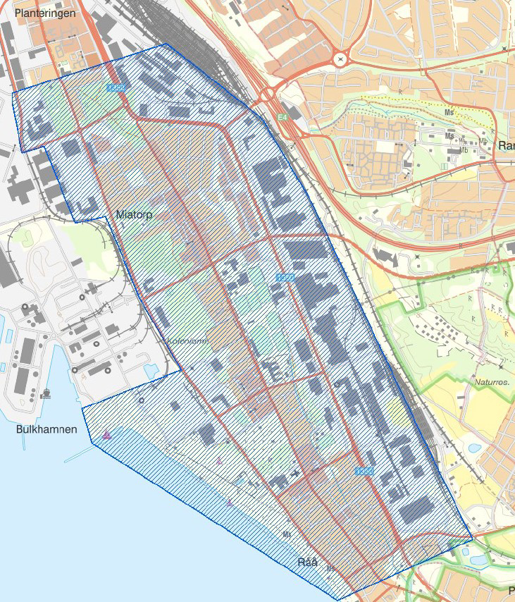 Kartbild Helsingborg