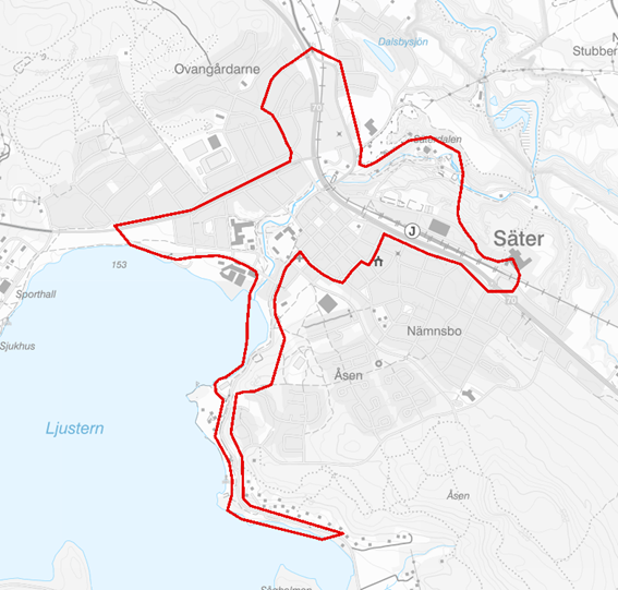 Karta drönare under Nostalgidagarna i Säter 18-20 juli.