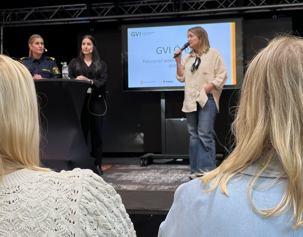 Strategiförvaltare för GVI från polisen, Kriminalvården och Örebro kommun