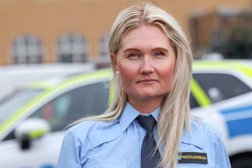 Porträtt Angelica Israelsson Silfver presstalesperson polisregion Öst.