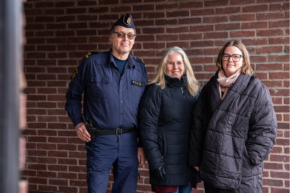 Kommunpolis Stefan Persson och Arboga kommuns samordnare Marita Garman och Anneli Andersson är övertygade om att samverkansformen är en bra metod för att förhindra att barn och unga hamnar i kriminalitet.