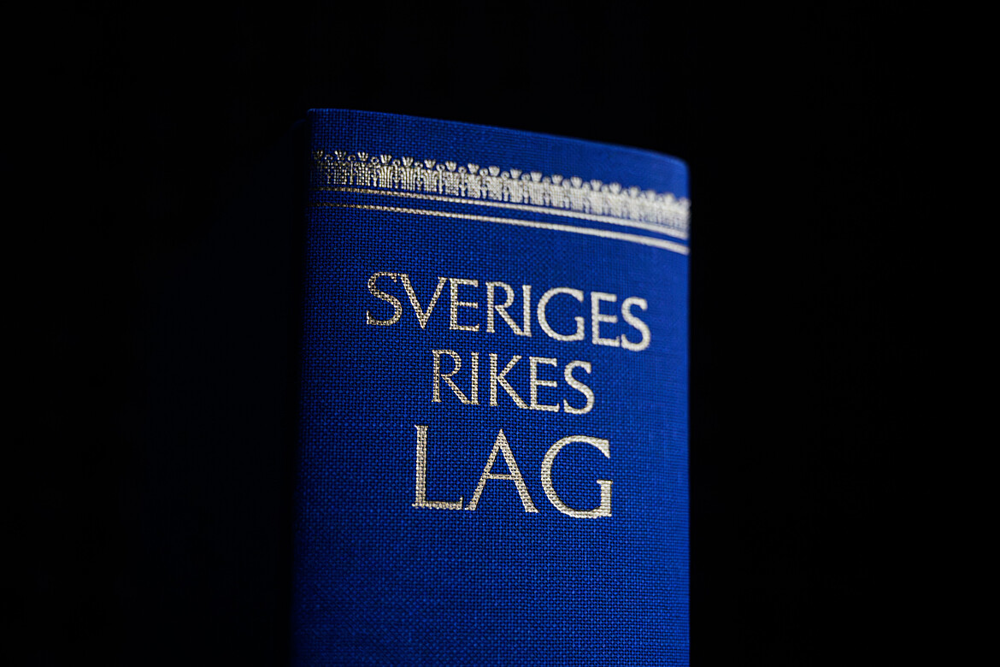 Bild på en lagbok.
