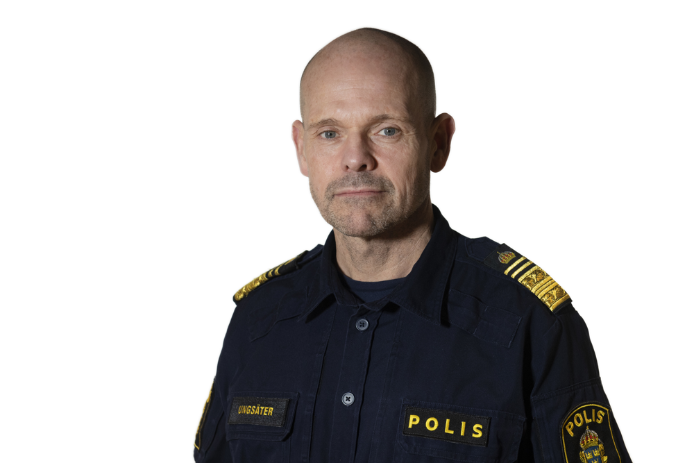 Fotografi av Patrick Ungsäter, regionpolischef i polsregion Bergslagen. Bilden tagen i november 2025.