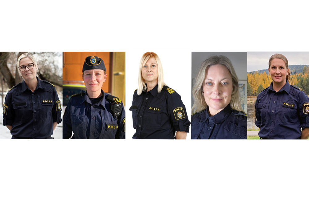 Personporträtt på kvinnor som är chefer i polisregion Nord.