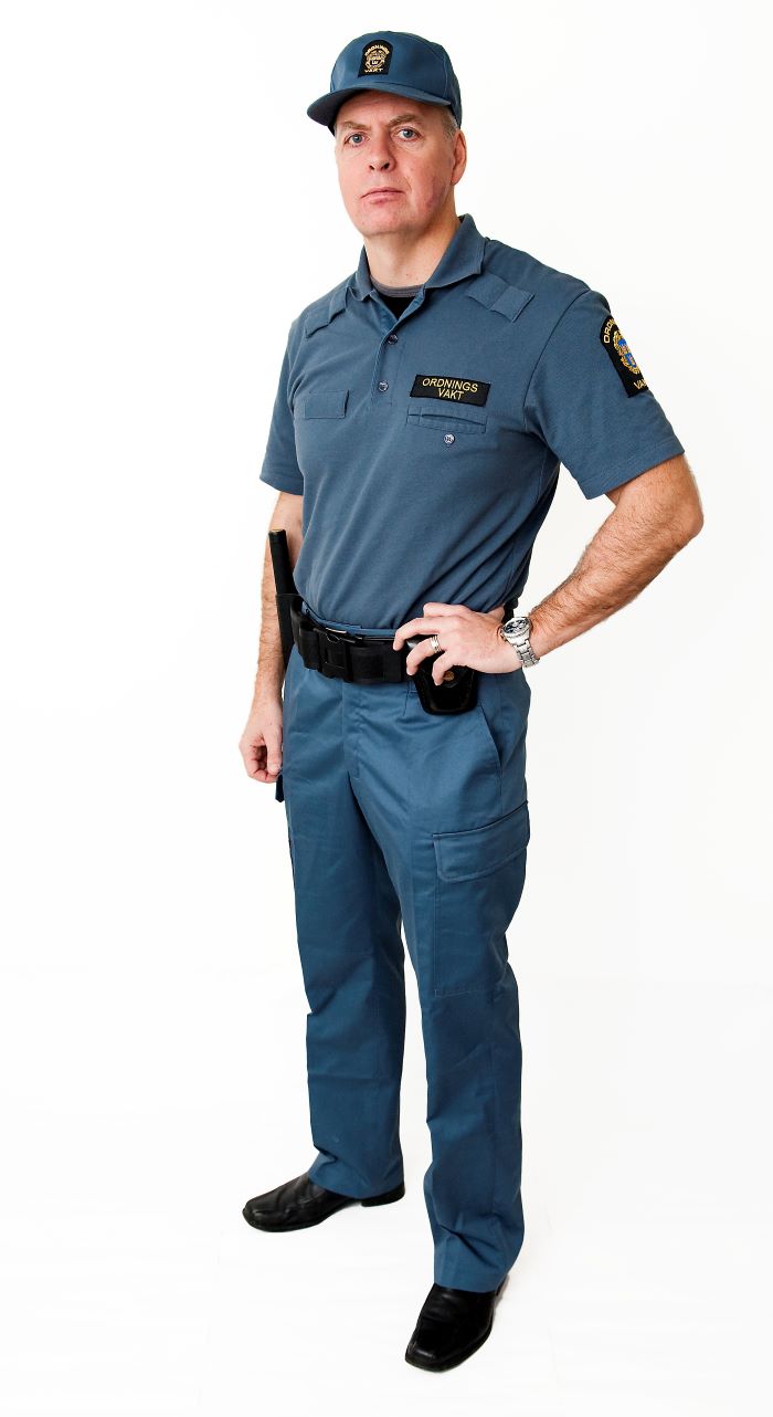 Ordningsvakt i traditionell uniform