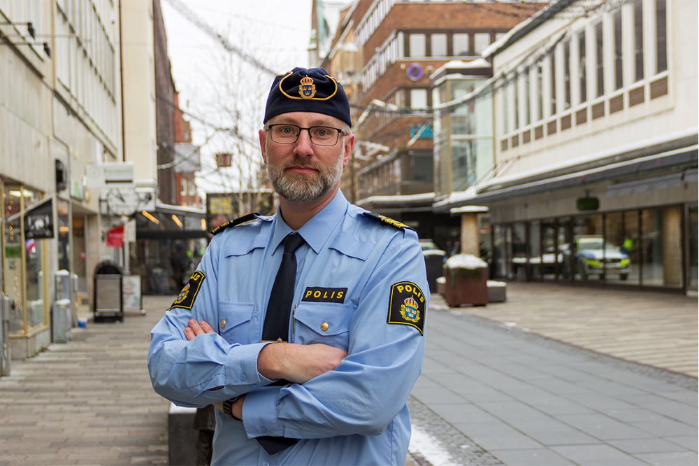 Robert Åkerström, biträdande lokalpolisområdeschef i Eskilstuna.