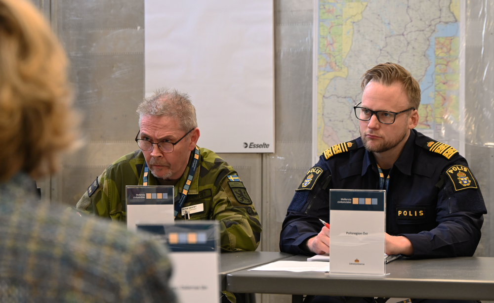 Mattias Forssten, ledning polisregion Öst.