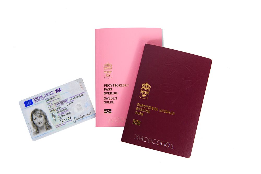 Nationellt id-kort, pass och provisoriskt pass