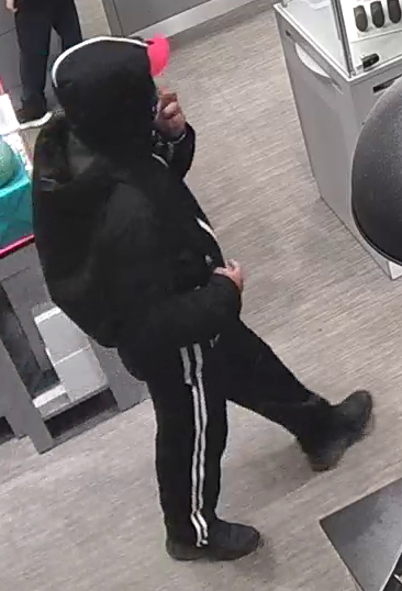 Bild på misstänkt vid guldbutiksrån.
