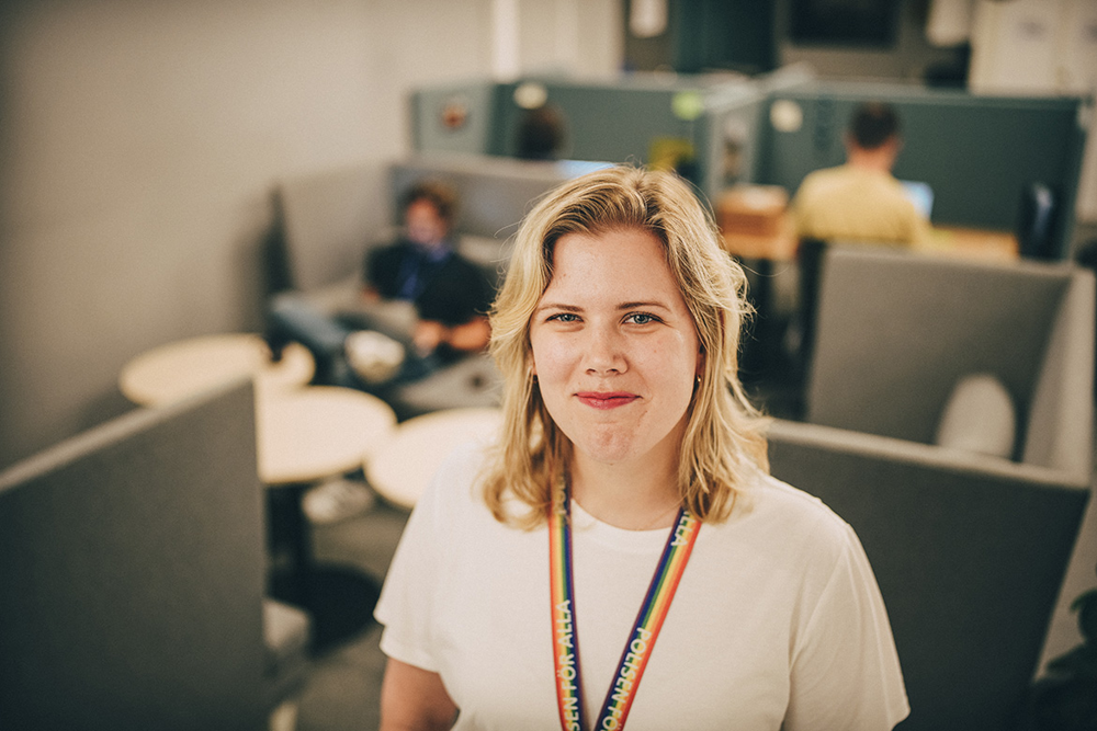 Julia är uppdragsledare och före detta praktikant på it.