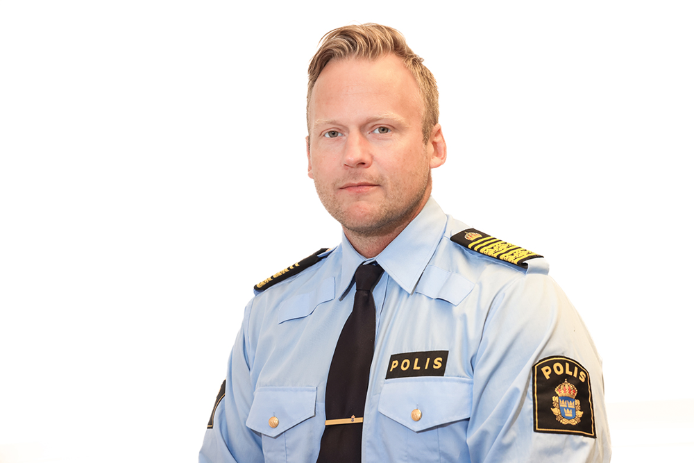 Porträtt Mattias Forssten, t.f. chef polisområde Östergötland