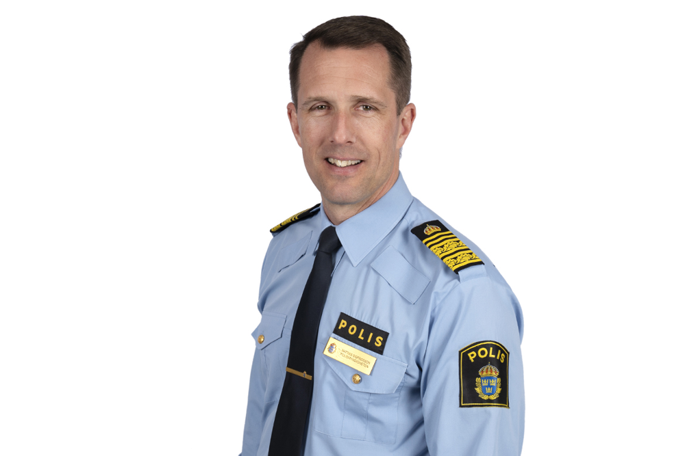 Mattias Sigfridsson, polisområdeschef nordvästra Skåne